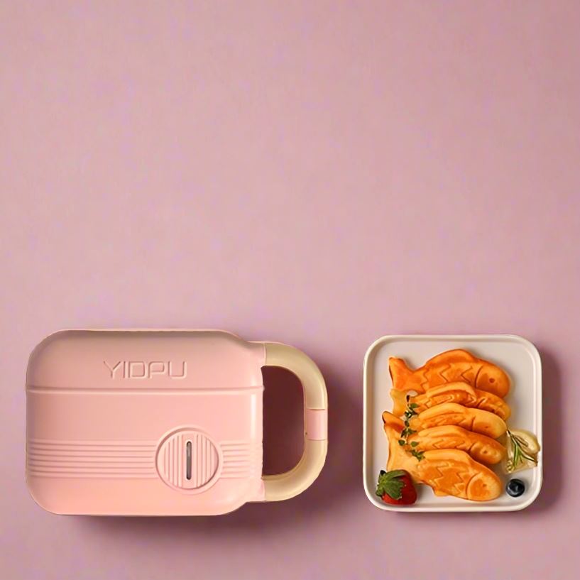 Machine à panini - MiniCuisto™ - Rose - TSEN Accessoires de Cuisine