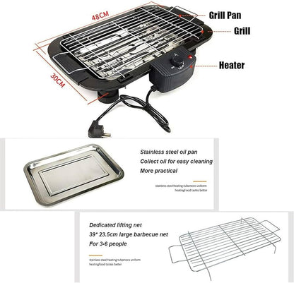 Barbecue électrique sans fumée | TechGrill - TSEN Accessoires de Cuisine