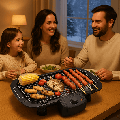 Barbecue électrique sans fumée | TechGrill - TSEN Accessoires de Cuisine
