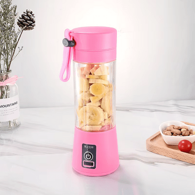 Blender Portable - MiniPortablePress™ - Rose - TSEN Accessoires de Cuisine