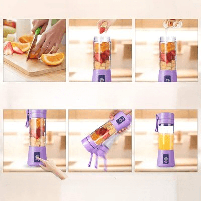 Blender Portable - MiniPortablePress™ - Violet - TSEN Accessoires de Cuisine