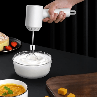 FOUET ELECTRIQUE - ElectricFoodMixer™ - Blanc - TSEN Accessoires de Cuisine