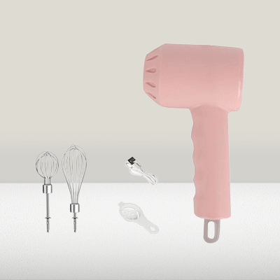 FOUET ELECTRIQUE - ElectricFoodMixer™ - Rose - TSEN Accessoires de Cuisine