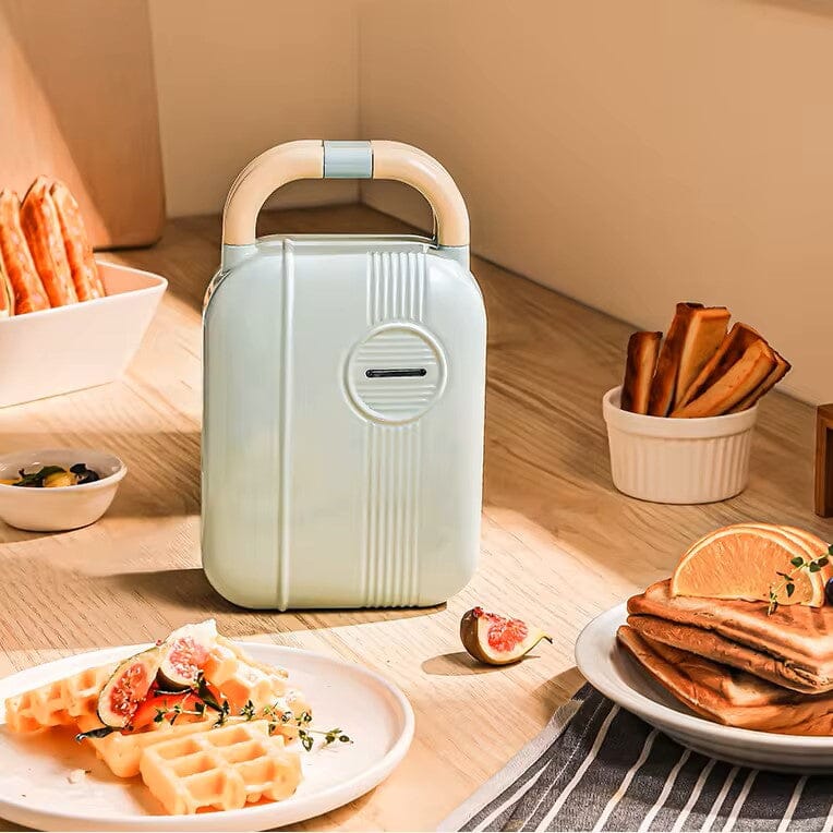 Machine à panini - MiniCuisto™ - Blanc - TSEN Accessoires de Cuisine