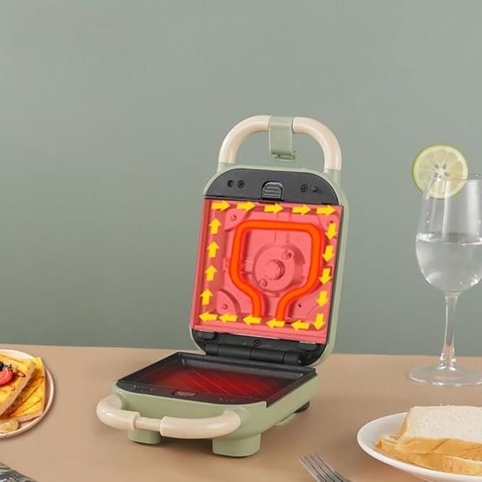 Machine à panini - MiniCuisto™ - Vert - TSEN Accessoires de Cuisine